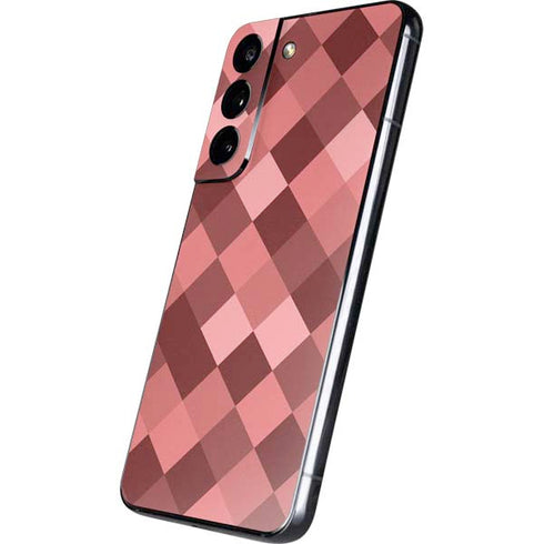 Autumn Red Geometric Galaxy S22 Skin